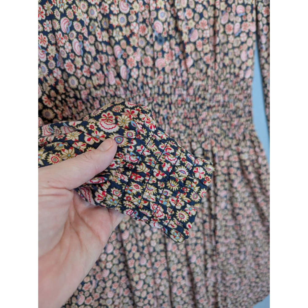 Boden Pink Floral Midi Dress - Picture 3 of 12